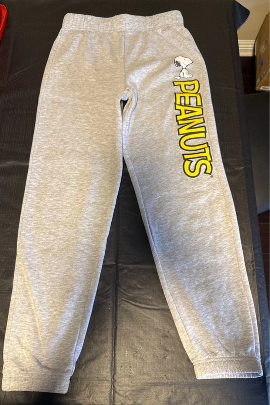 Peanuts Snoopy Gray Small Sweat Pants